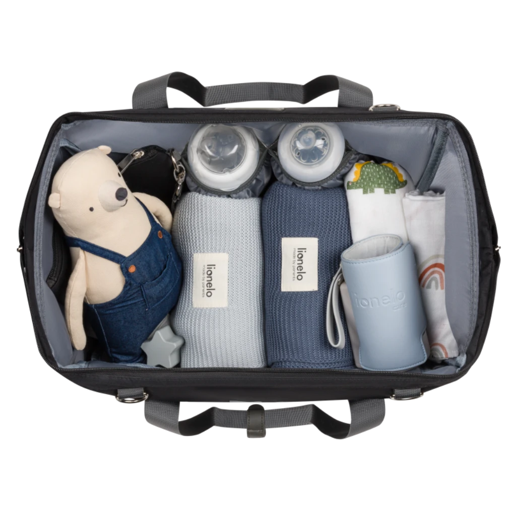 LIONELO IDA BLACK ONIX TORBA ZA MAME