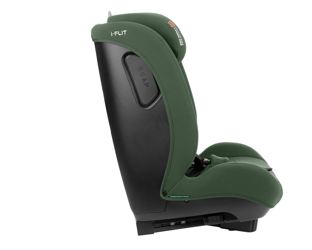KIKKA BOO AUTOSJEDALICA 76-150CM I-FLIT I-SIZE,ARMY GREEN