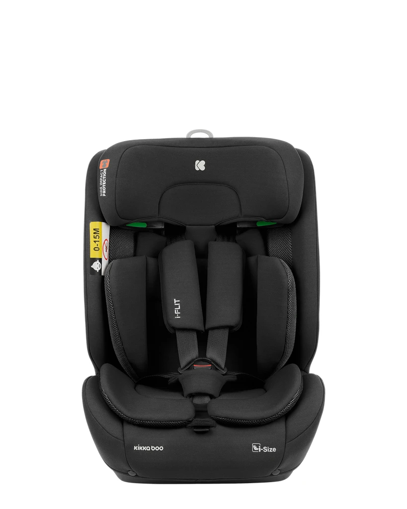 KIKKA BOO AUTOSJEDALICA 76-150CM I-FLIT I-SIZE,BLACK