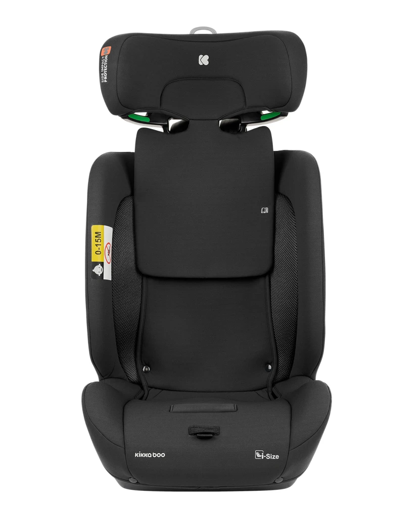 KIKKA BOO AUTOSJEDALICA 76-150CM I-FLIT I-SIZE,BLACK