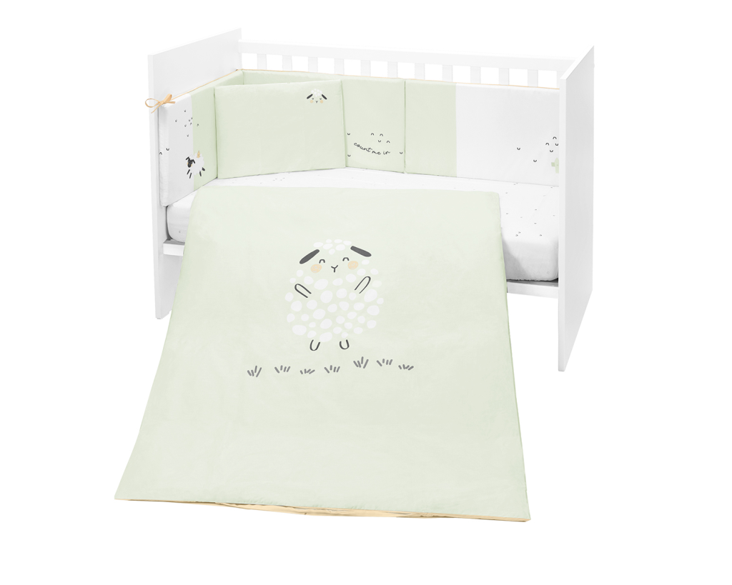 KIKKA BOO POSTELJINA SET 6KOM 60/120,SLEEPY SHEEP