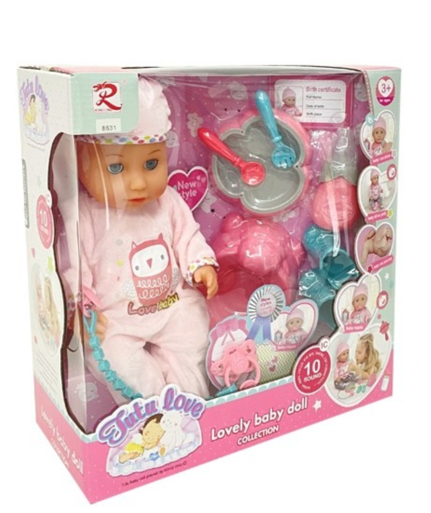 FUNTOY IGRAČKA SET LUTKA SA ZVUKOM