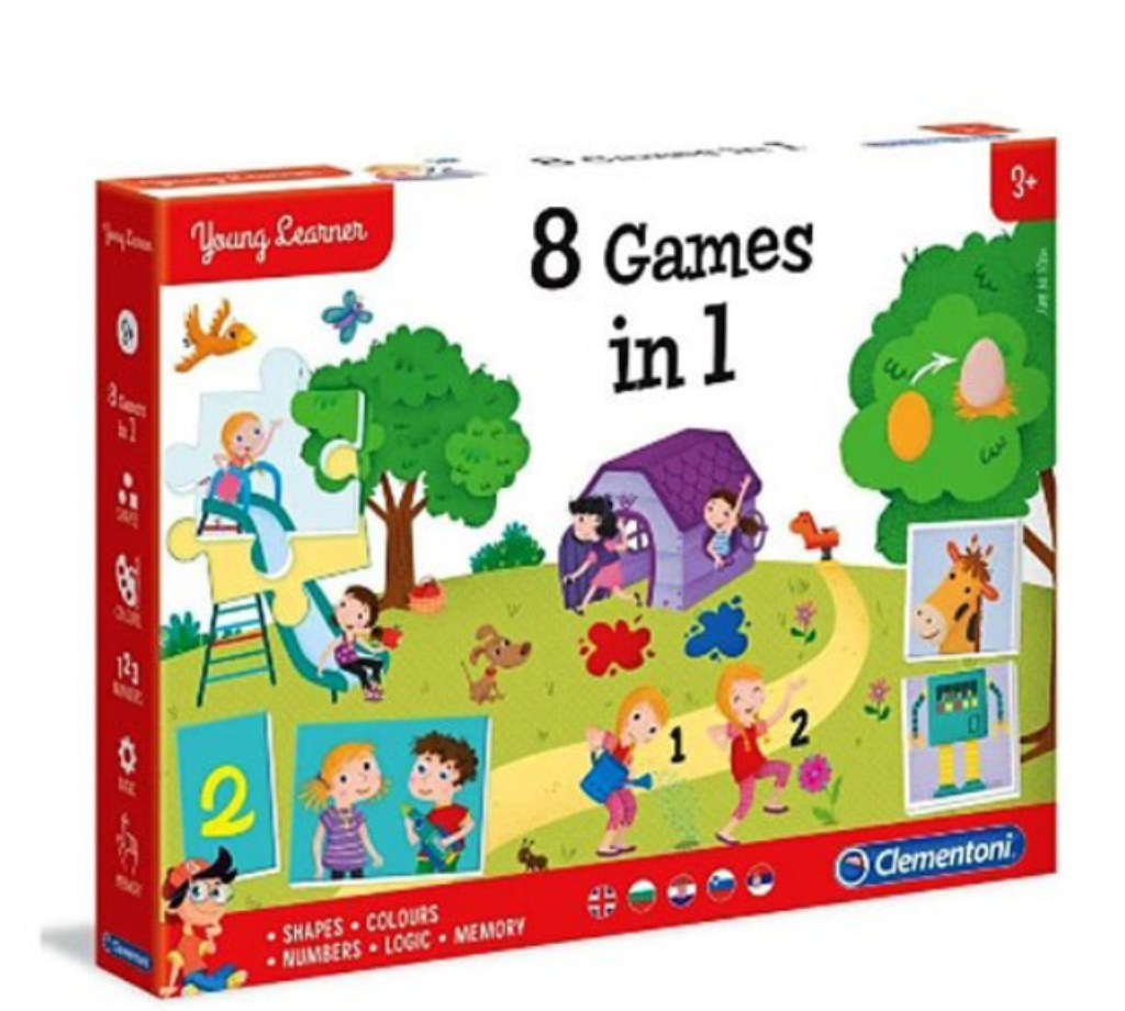 NEW 8 GAMES IN 1