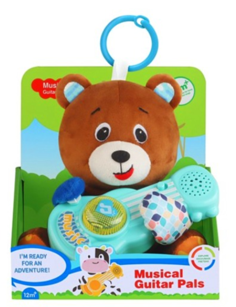 FUNTOY IGRAČKA GLAZBENI MEDO S GITAROM, 20CM