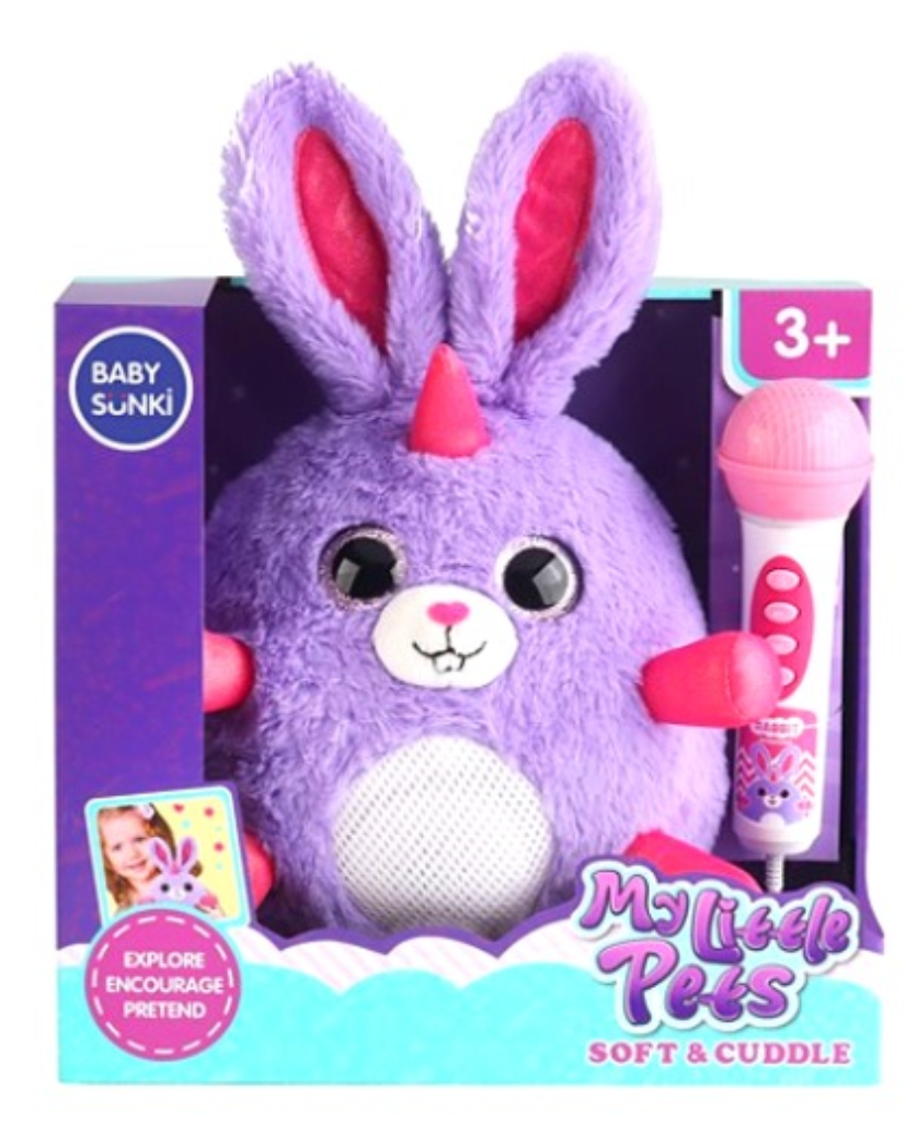 FUNTOY IGRAČKA ZEKO GLAZBENA SA SNIMAČEM ZVUKA