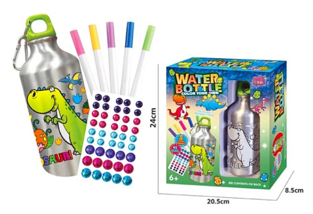 FUNTOY IGRAČKA KREATIVNA BOCA ZA VODU,URADI SAM,DINOSAUR