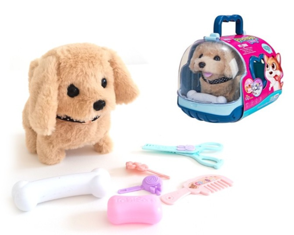 FUNTOY IGRAČKA PSIĆ NA BATERIJE SA PRIBOROM