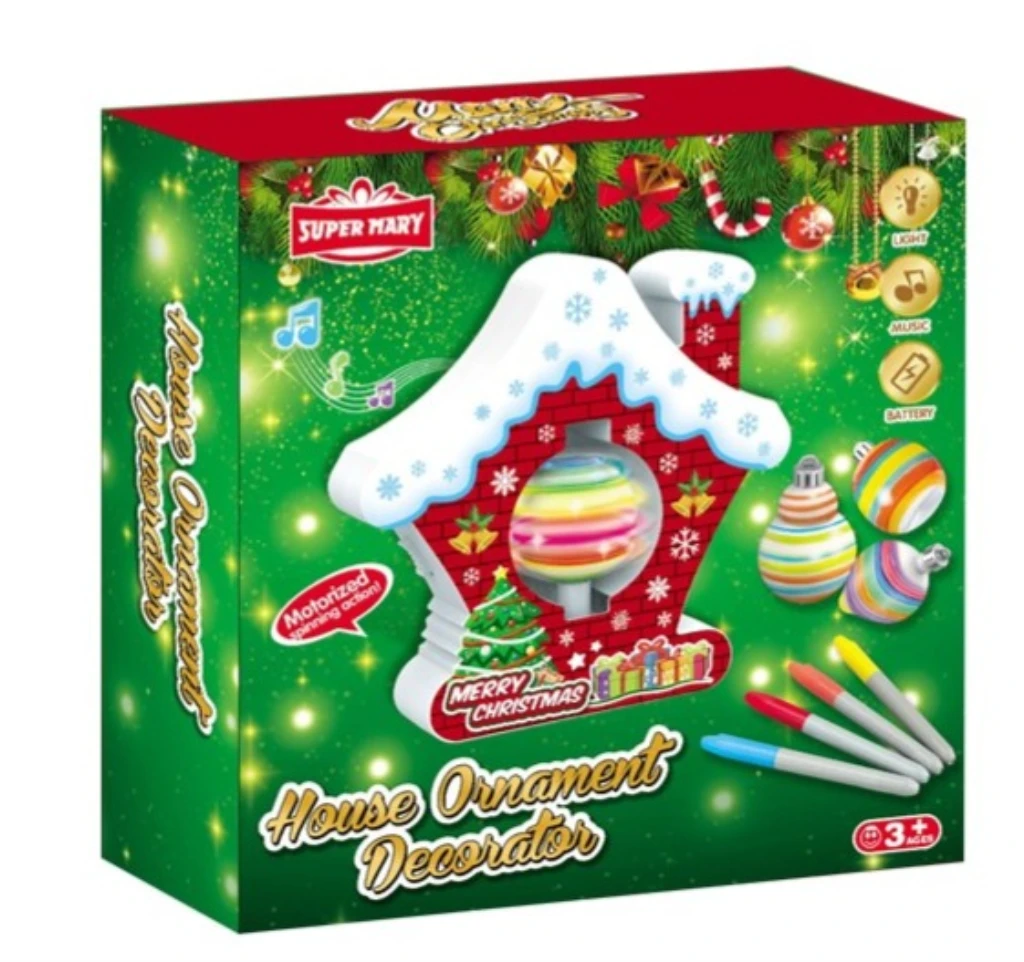 FUNTOY BOŽIĆNA IGRAČKA ZA BOJANJE KUGLICA