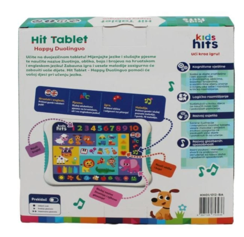 DJEČJI HIT TABLET DUOLINGVO,HR M.