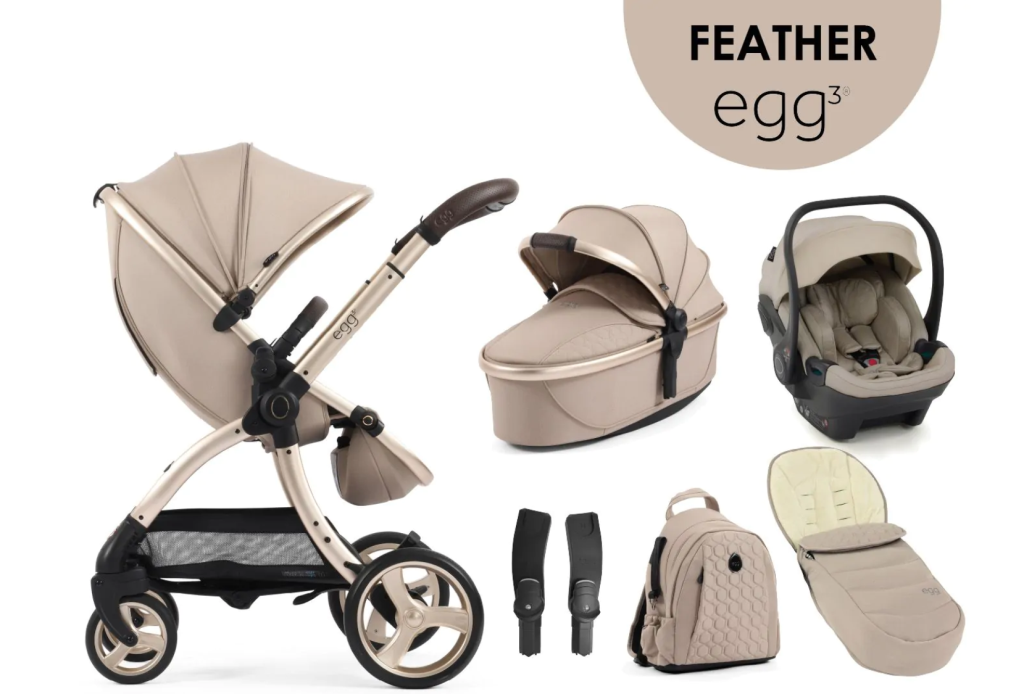 egg3® dječja kolica 6u1 - Feather
