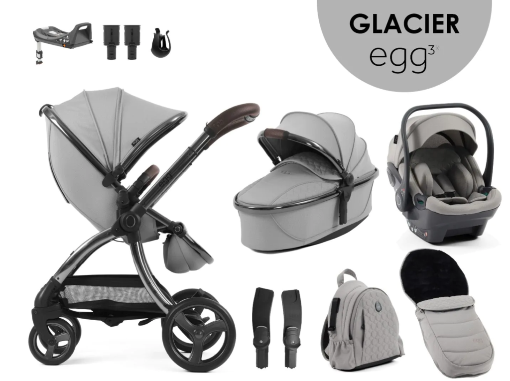 egg3® dječja kolica 9u1 - Glacier