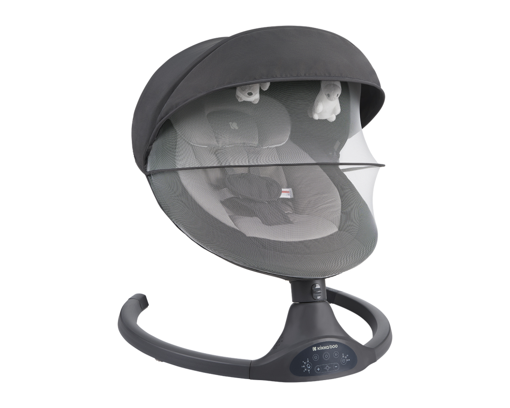 KIKKA BOO ELEKTRIČNA LJULJAČKA CODIE,DARK GREY