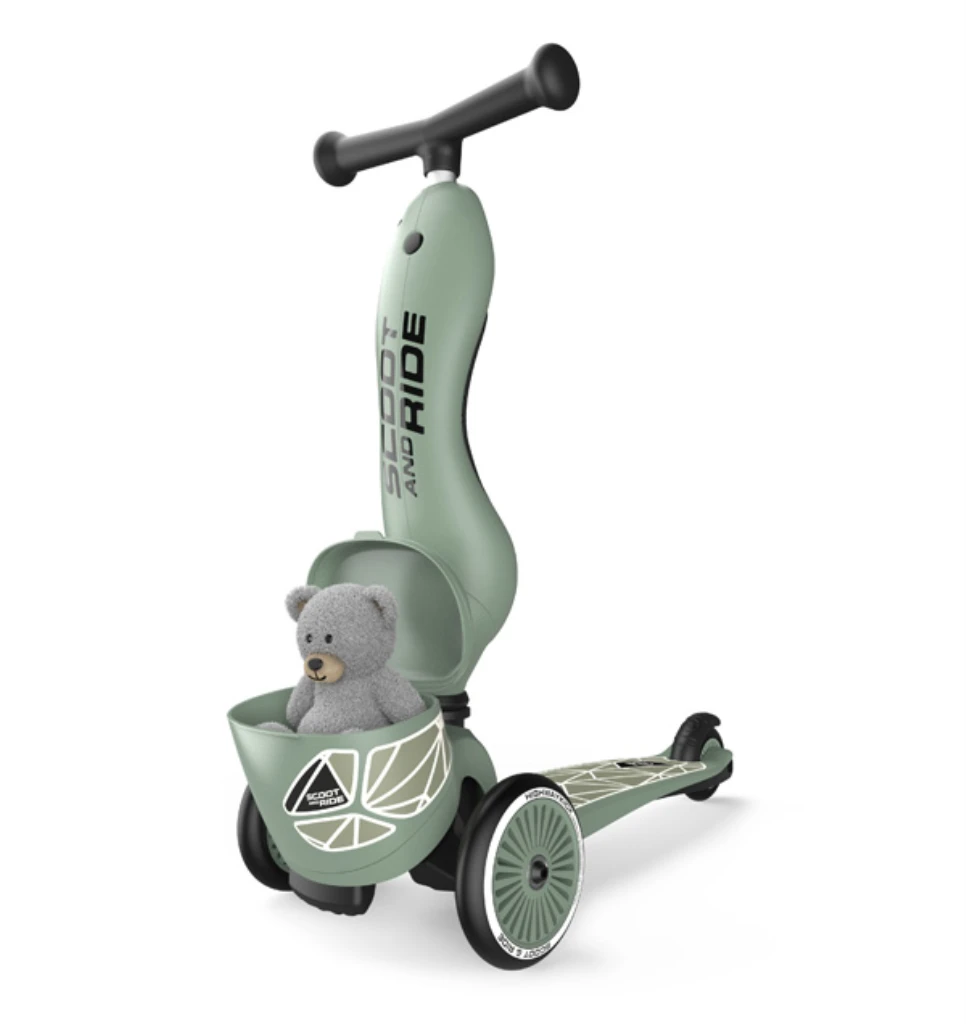 SCOOT AND RIDE HIGHWAYKICK 1 LIFESTYLE ROMOBIL, GREEN LINES