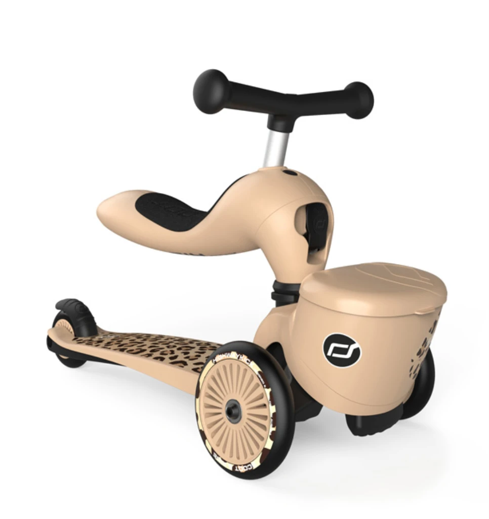 SCOOT AND RIDE HIGHWAYKICK 1 LIFESTYLE ROMOBIL, LEOPARD 