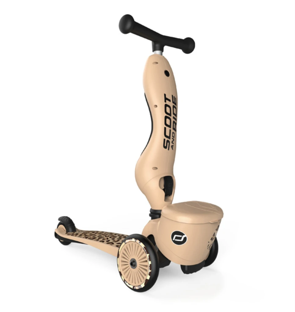 SCOOT AND RIDE HIGHWAYKICK 1 LIFESTYLE ROMOBIL, LEOPARD 