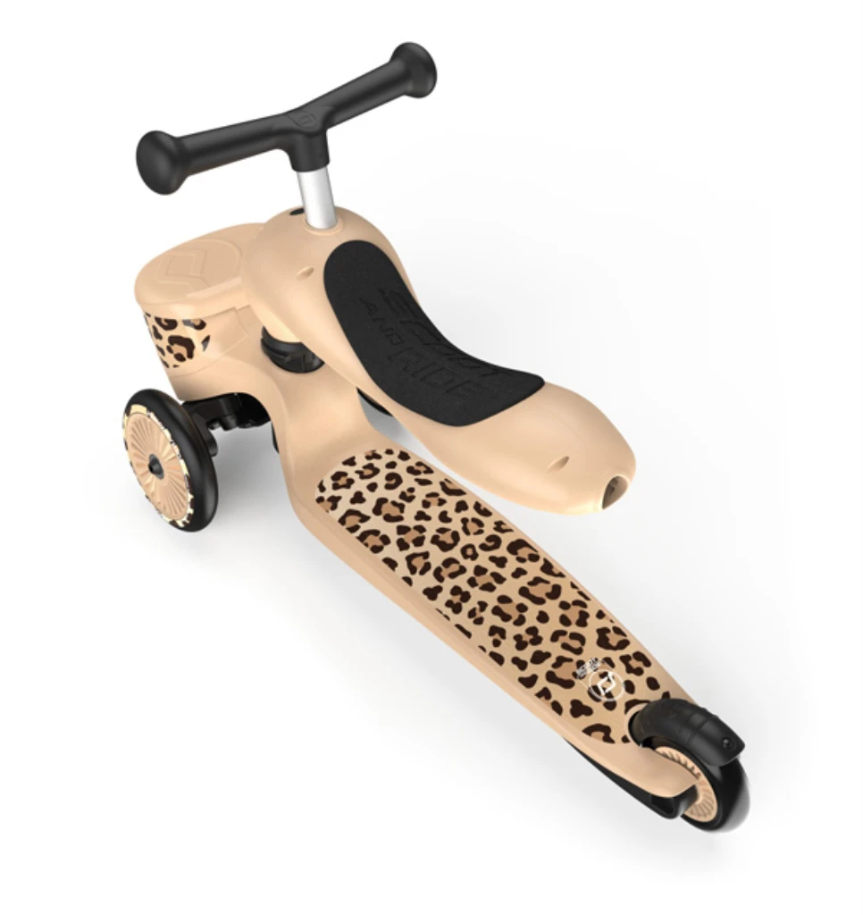 SCOOT AND RIDE HIGHWAYKICK 1 LIFESTYLE ROMOBIL, LEOPARD 