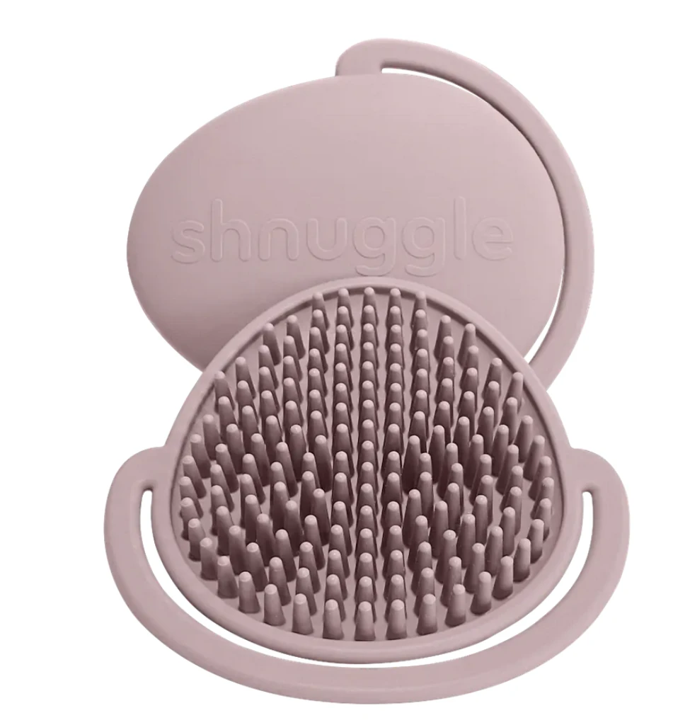 SHNUGGLE MEKA SILIKONSKA ČETKA ZA KUPANJE-BLOSSOM