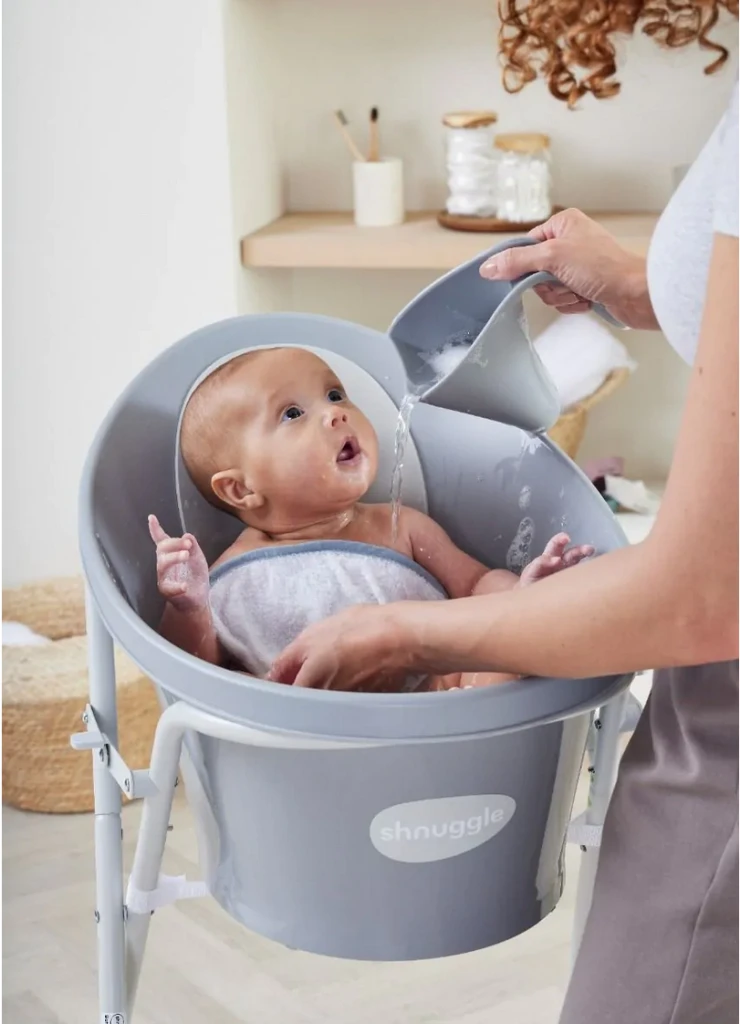 SHNUGGLE POSUDA ZA ISPIRANJE BEBE WASHY-PEBBLE GREY