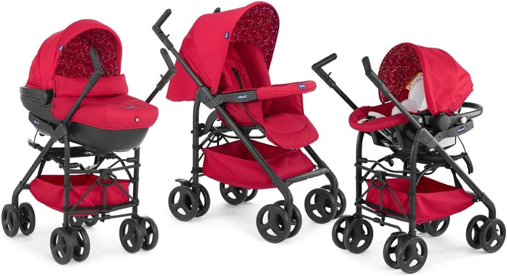 CHICCO TRIO SPRINT KIT CAR RED PASSION