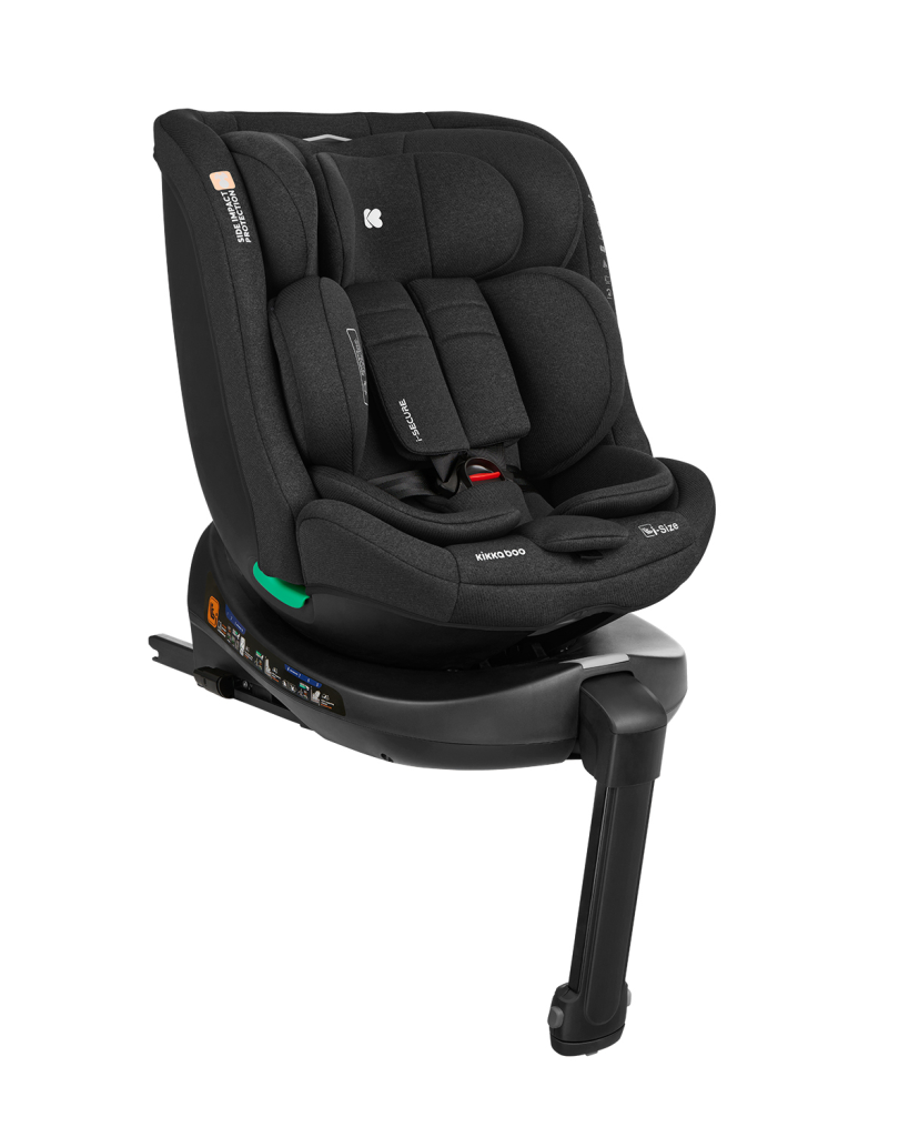 KIKKA BOO I-SECURE I-SIZE AUTOSJEDALICA 40-150CM, BLACK