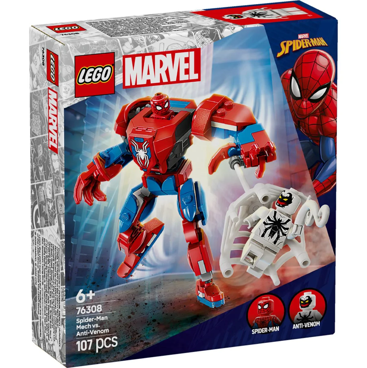 LEGO 76308 MEHANIČKI SPIDER-MAN PROTIV ANTI-VENOMA