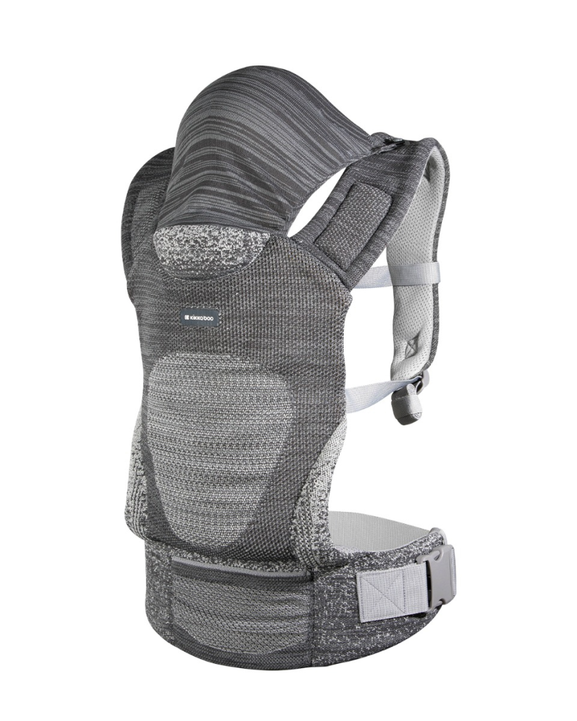 KIKKA BOO NOSILJKA HOODY FLY PLETENA GREY