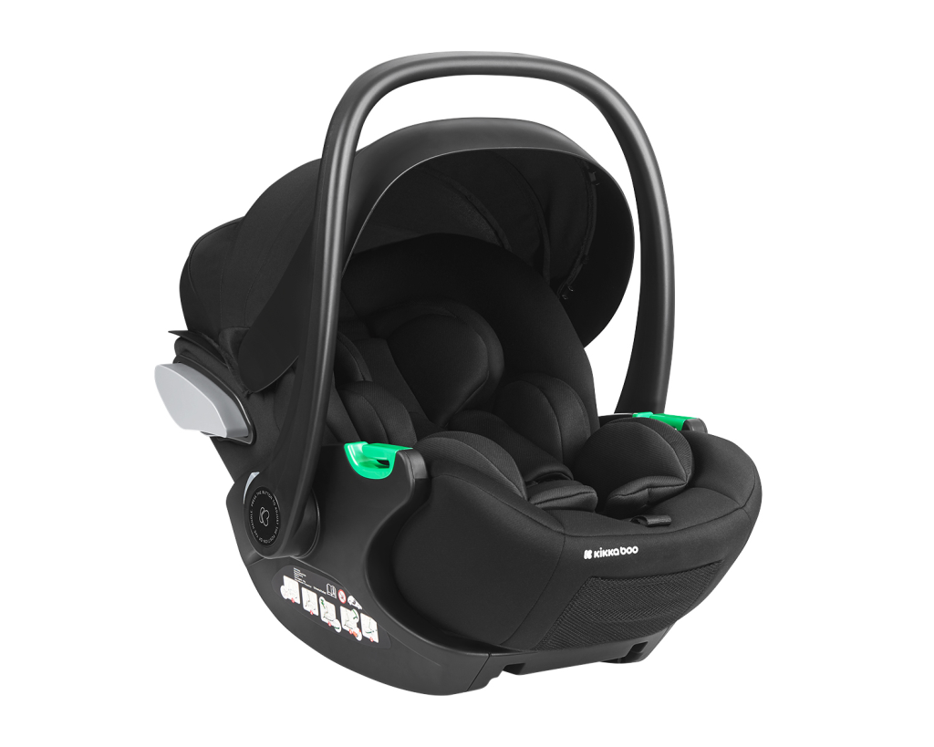 KIKKA BOO I-TRAIL I-SIZE, 40-87CM ,BLACK-KARA,THEA,TIFFANY, NAYA
