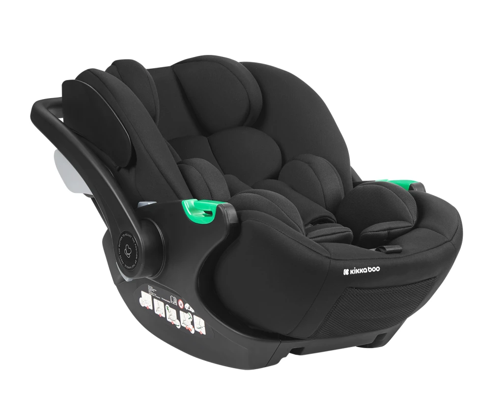 KIKKA BOO I-TRAIL I-SIZE, 40-87CM ,BLACK-KARA,THEA,TIFFANY, NAYA