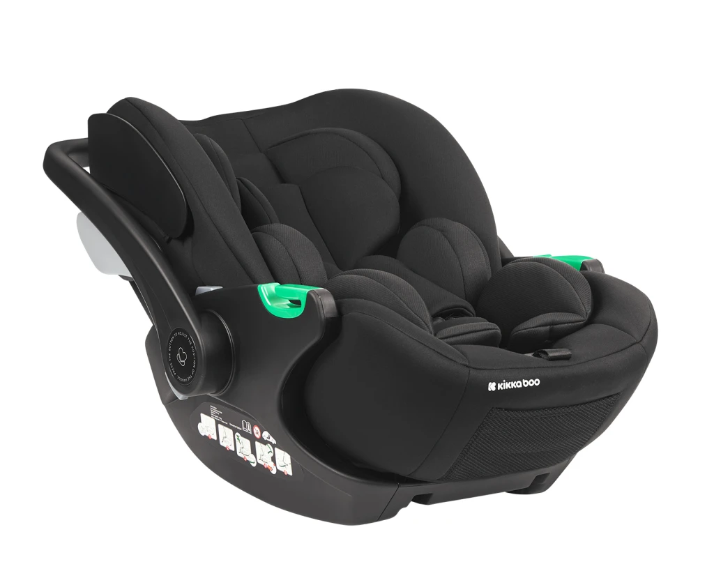 KIKKA BOO I-TRAIL I-SIZE, 40-87CM ,BLACK-KARA,THEA,TIFFANY, NAYA