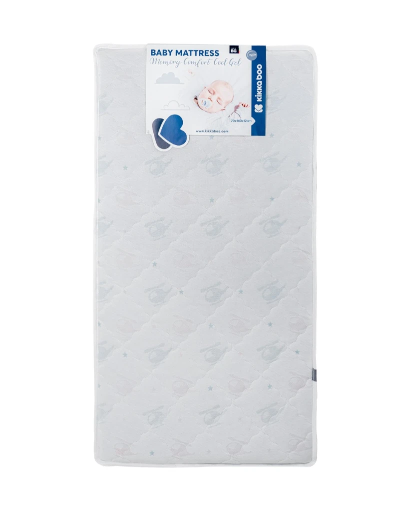 KIKKA BOO MADRAC MEMORY COMFORT COOL GEL 70X140X12CM BLUE/PI