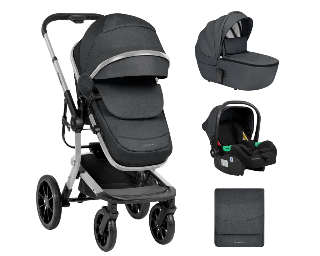 KIKKA BOO IRENE KOLICA 3U1,DARK GREY