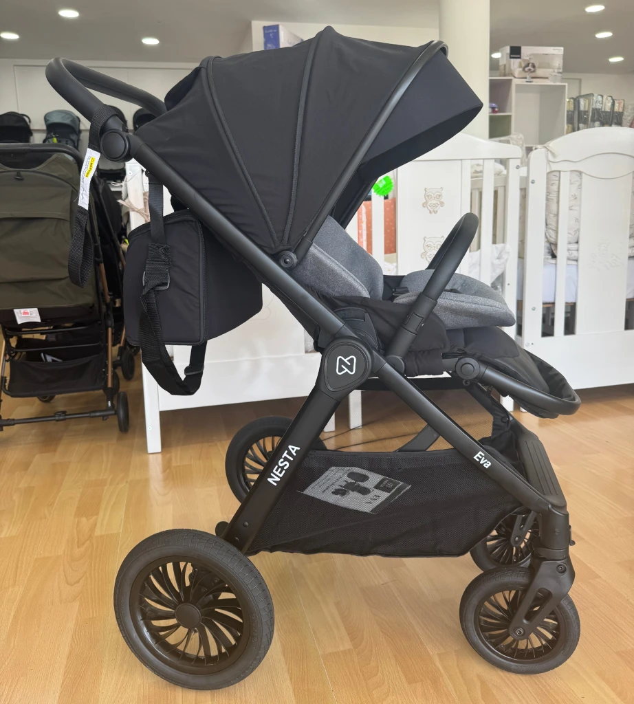 NESTA EVA 2U1 KOLICA, BLACK