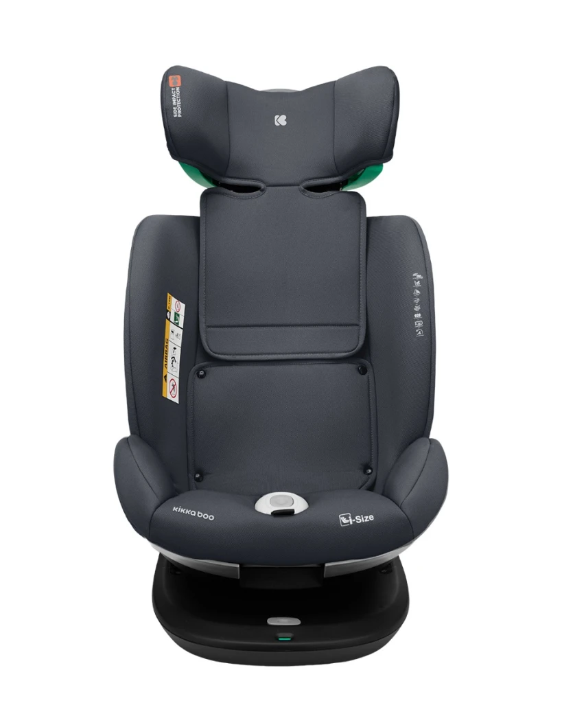 KIKKA BOO AUTOSJEDALICA 40-150CM I-DRIVE I-SIZE,DARK GREY