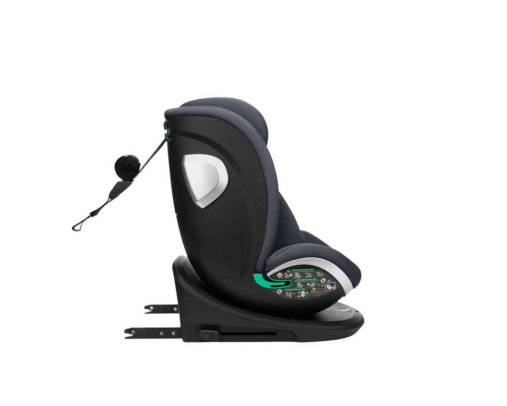 KIKKA BOO AUTOSJEDALICA 40-150CM I-DRIVE I-SIZE,DARK GREY