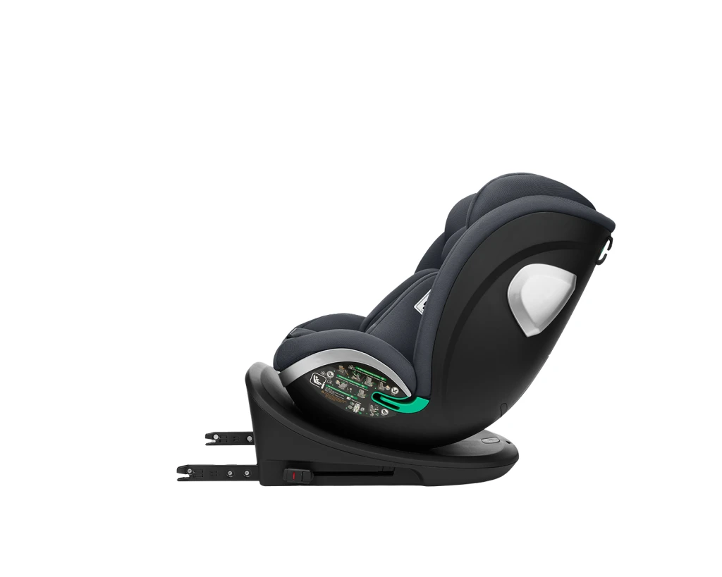 KIKKA BOO AUTOSJEDALICA 40-150CM I-DRIVE I-SIZE,DARK GREY