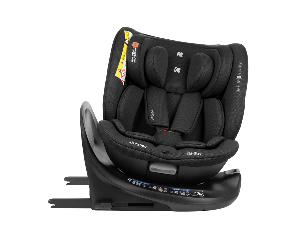 KIKKA BOO AUTOSJEDALICA 40-150CM I-TOUR I-SIZE,BLACK