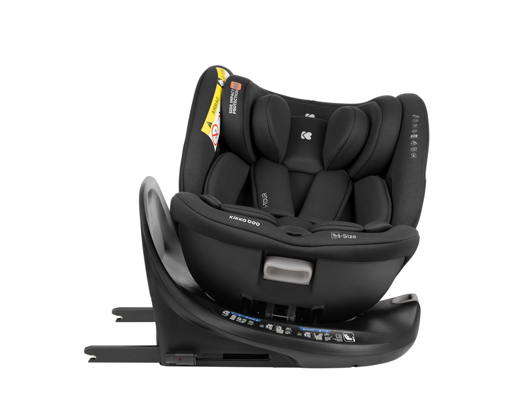 KIKKA BOO AUTOSJEDALICA 40-150CM I-TOUR I-SIZE,BLACK