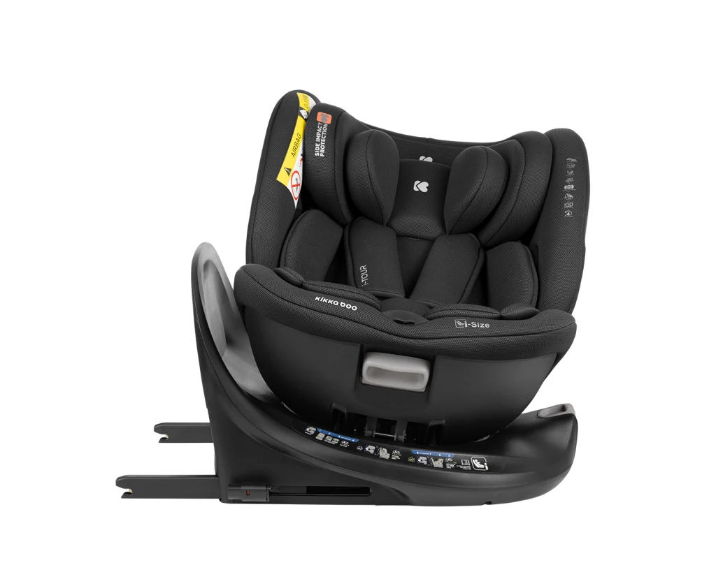 KIKKA BOO AUTOSJEDALICA 40-150CM I-TOUR I-SIZE,BLACK