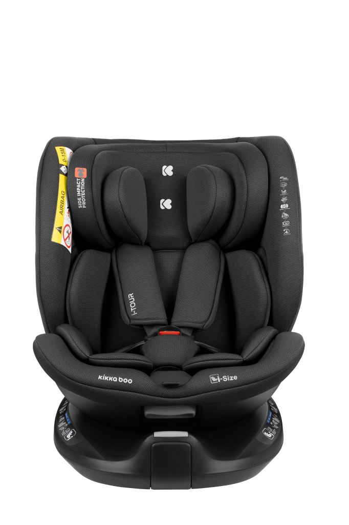 KIKKA BOO AUTOSJEDALICA 40-150CM I-TOUR I-SIZE,BLACK