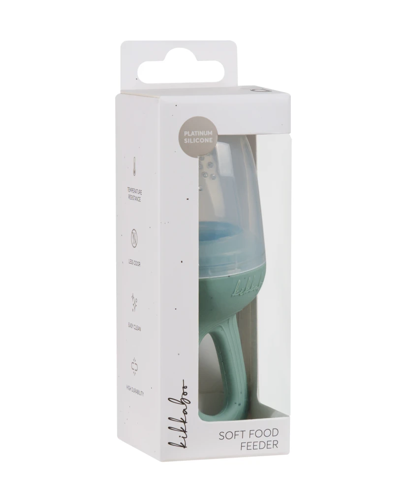 KIKKA BOO PLATINUM SILIKONSKA GRICKALICA ZA HRANU, SAGE