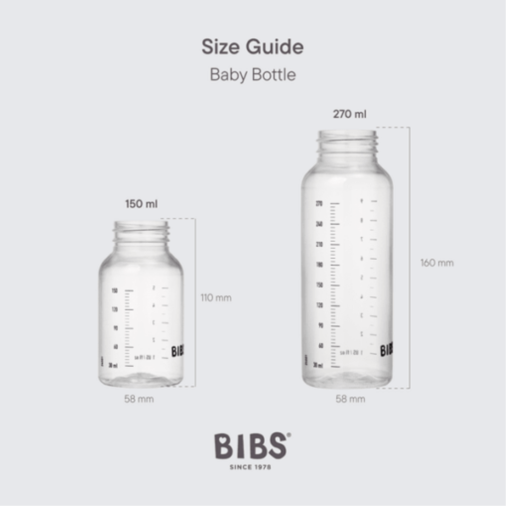 BIBS BOCA LATEX 1 PACK 270ML MEDIUM FLOW BABY BLUE