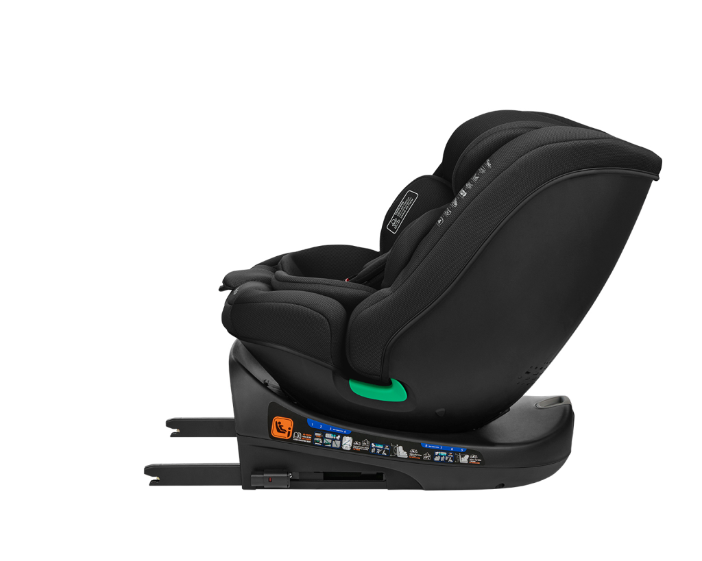 KIKKA BOO AUTOSJEDALICA 40-150CM I-ROUND I-SIZE,BLACK