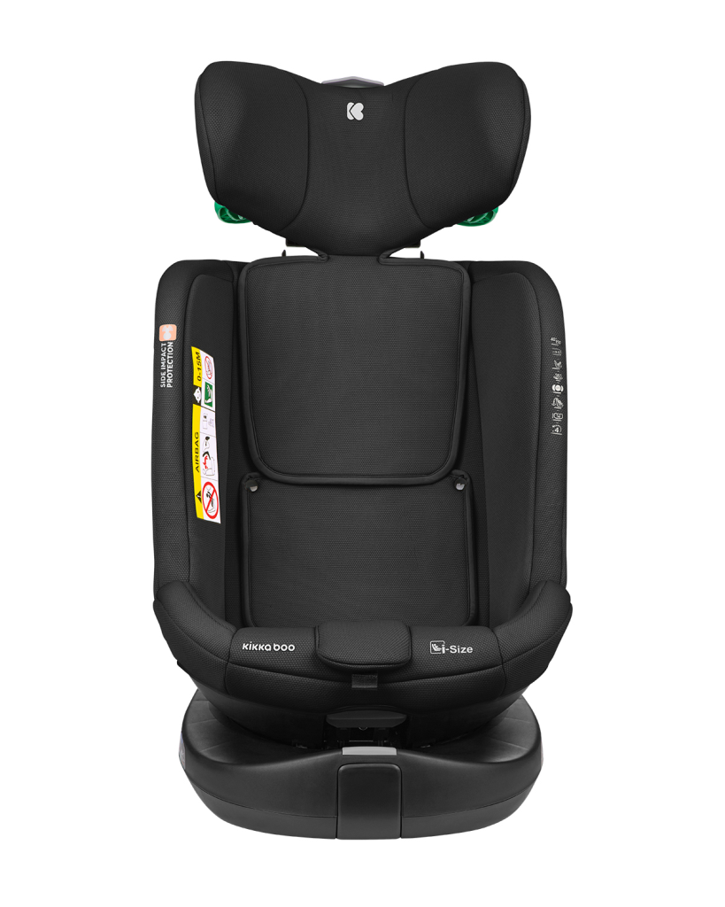 KIKKA BOO AUTOSJEDALICA 40-150CM I-ROUND I-SIZE,BLACK