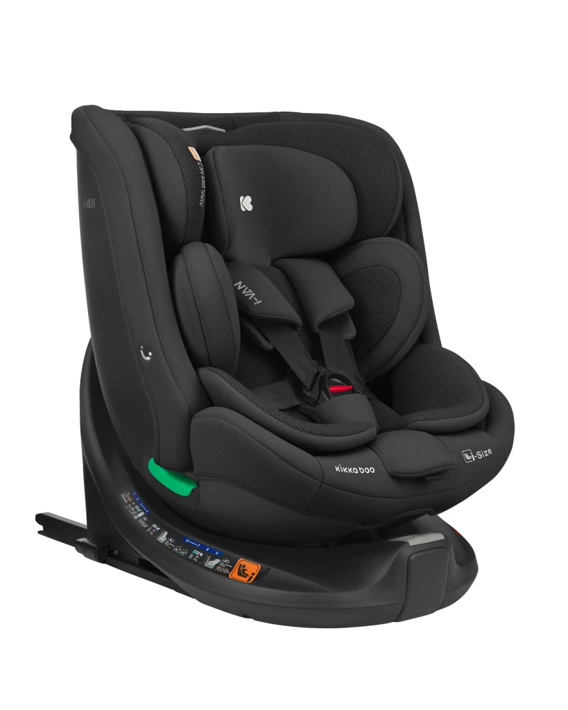 KIKKA BOO AUTOSJEDALICA 40-150CM I-VAN I-SIZE,BLACK