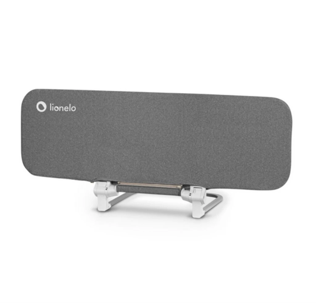 LIONELO LORA ZAŠTITNA OGRADA ZA KREVET SIVA 105X45CM