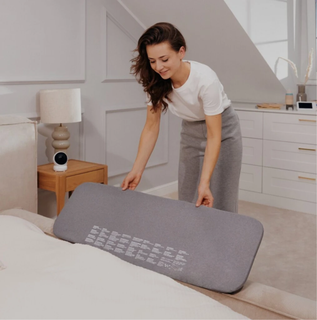 LIONELO LORA ZAŠTITNA OGRADA ZA KREVET SIVA 105X45CM