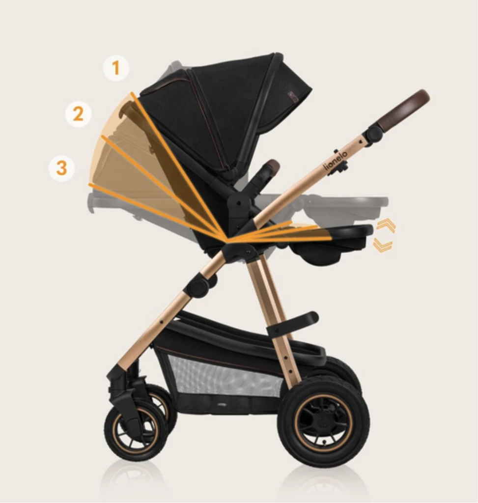 LIONELO AMBER KOLICA 3U1 CRNA