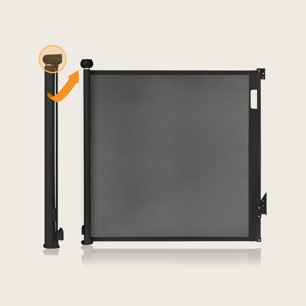 LIONELO THEA ZAŠTITA ZA VRATA/STUBIŠTA 140X80CM CRNA