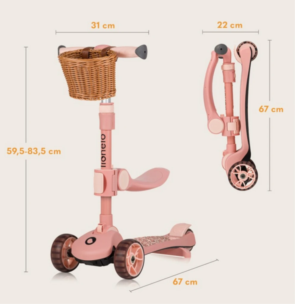 LIONELO BALANS BICIKLO FRANKY PINK