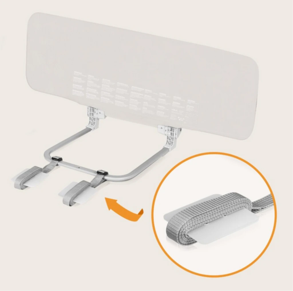 LIONELO LORA ZASTITNA OGRADA ZA KREVET BEŽ 105X45CM